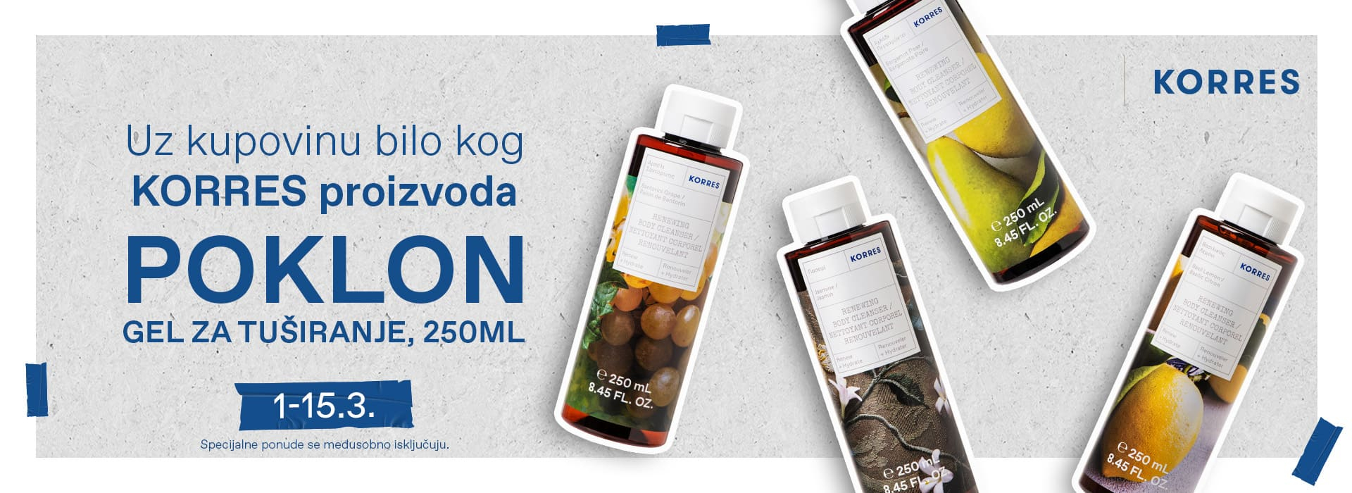 Korres poklon 03/26 brend - Srbotrade